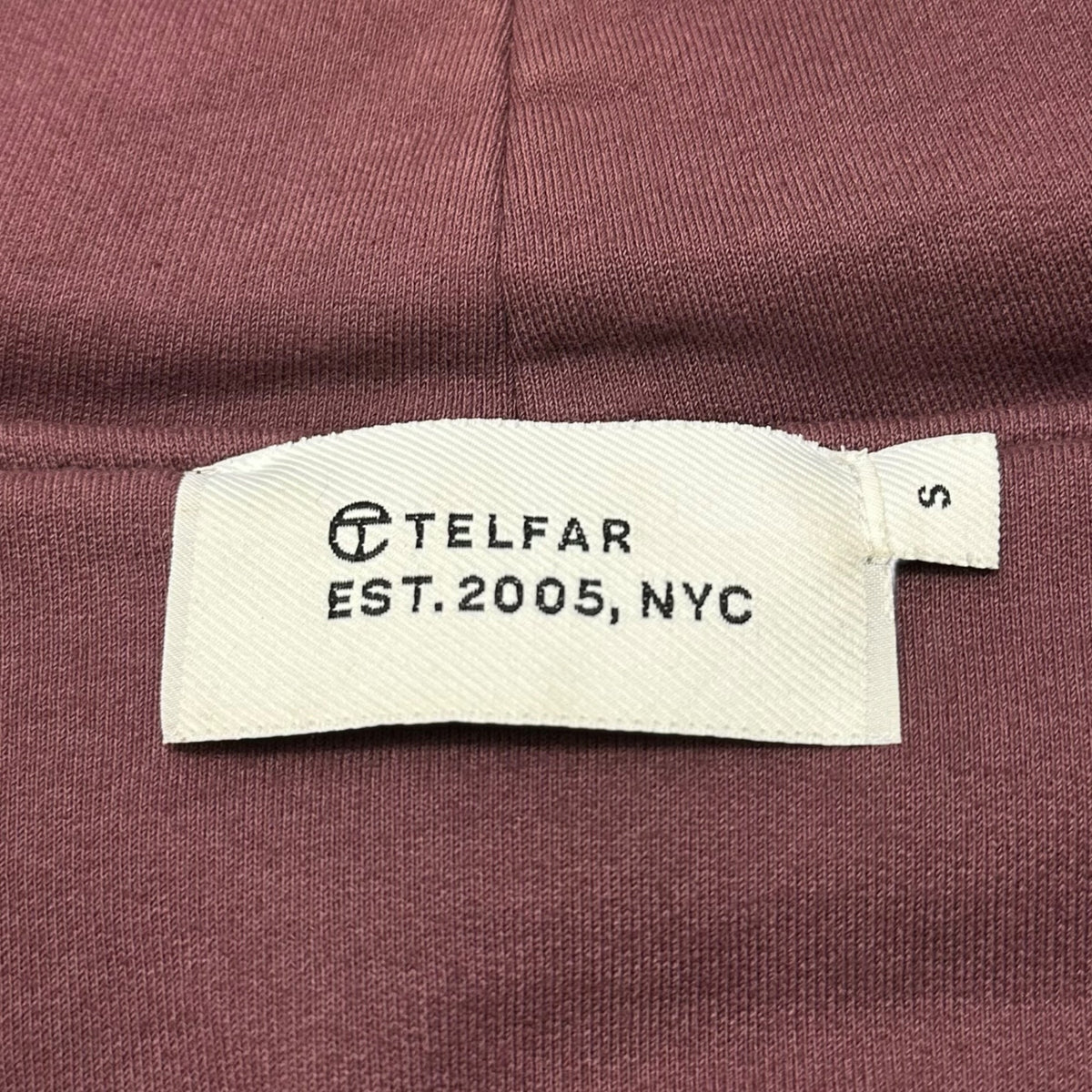 TELFAR Insulated Docking Hoodie Burgundy/Blue Size FREE