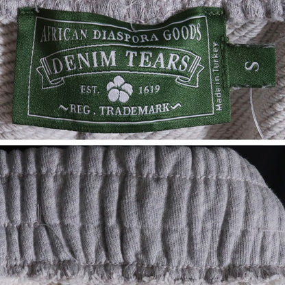 DENIM TEARS Cotton Wreath Sweatpants Gray Pants Size S