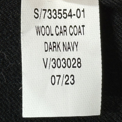 BANANA REPUBLIC Viedma Wool Car Coat Dark Navy Size S