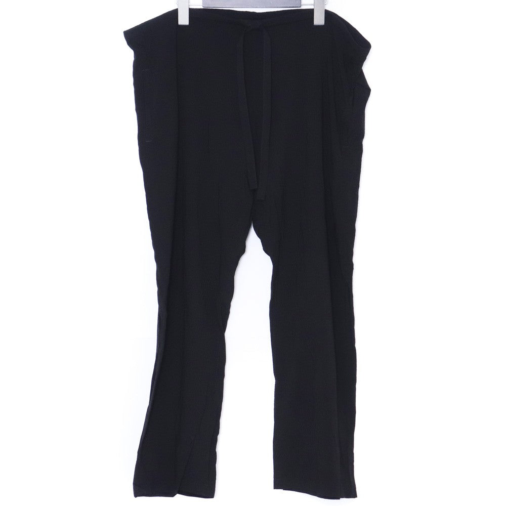 YOHJI YAMAMOTO +NOIR Black Easy Pants Size 1