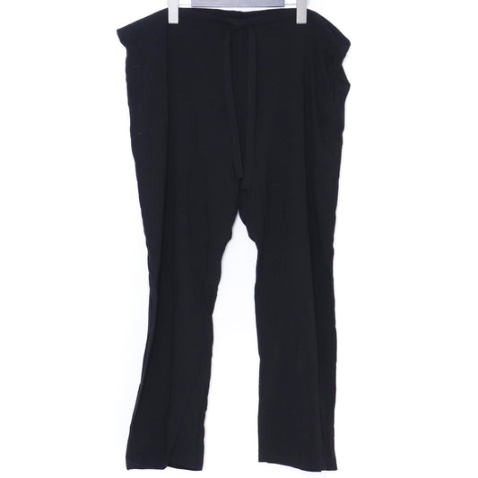 YOHJI YAMAMOTO +NOIR Black Easy Pants Size 1