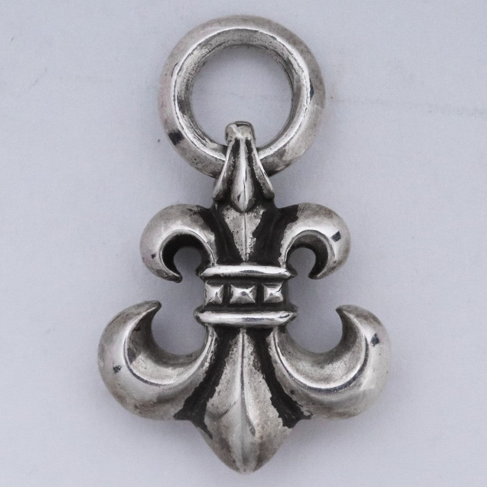Chrome Hearts BS Fluer Charm Silver Pendant Size F