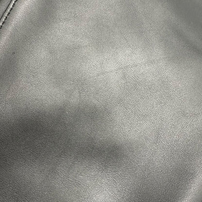 KADOYA Leather Biker Pants Black Size W30