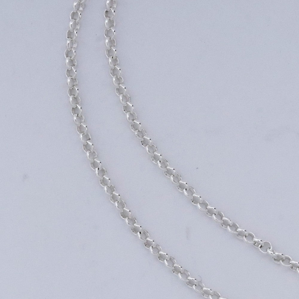 CHROME HEARTS Roll Chain Necklace Silver