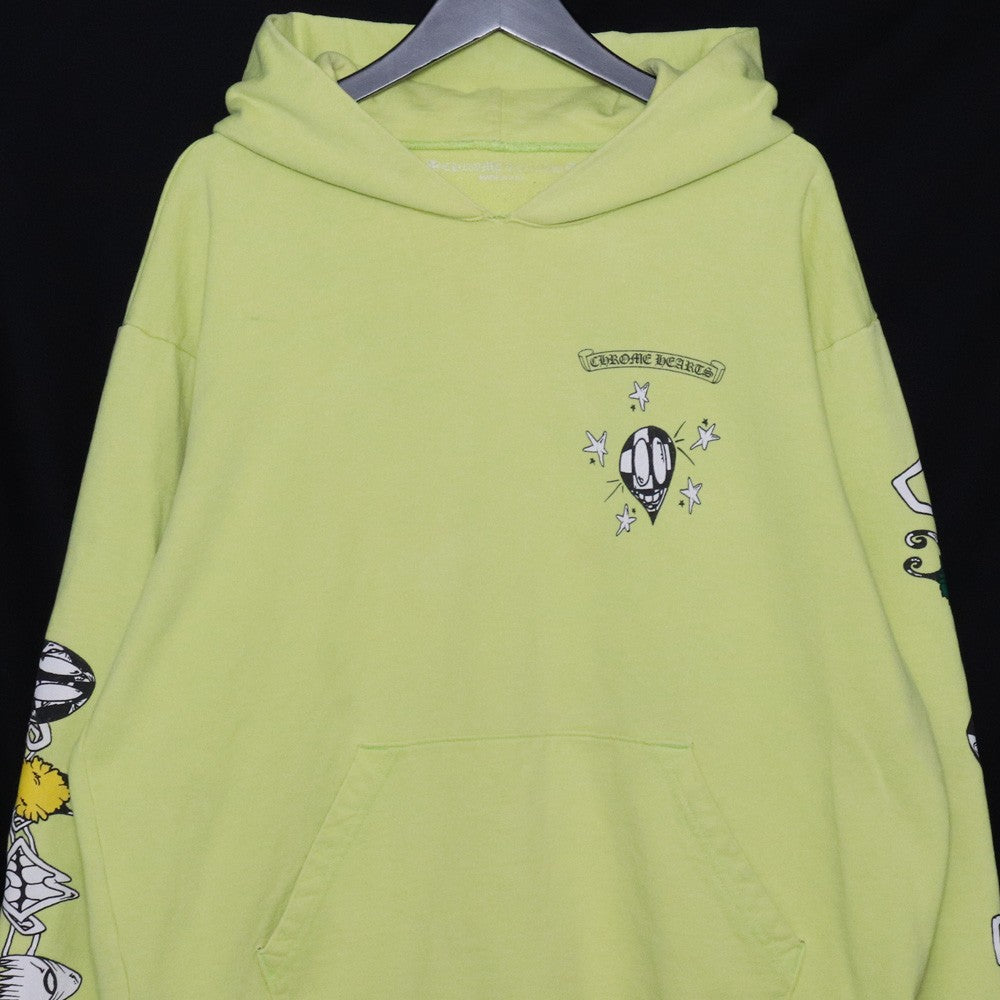 CHROME HEARTS x MATTY BOY 22AW Hoodie Green Size XXL