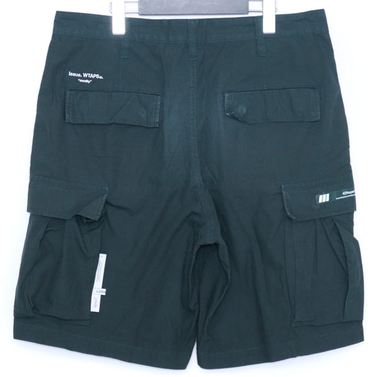 WTAPS 24SS MILS9601 Cotton Ripstop Shorts Green Size 03