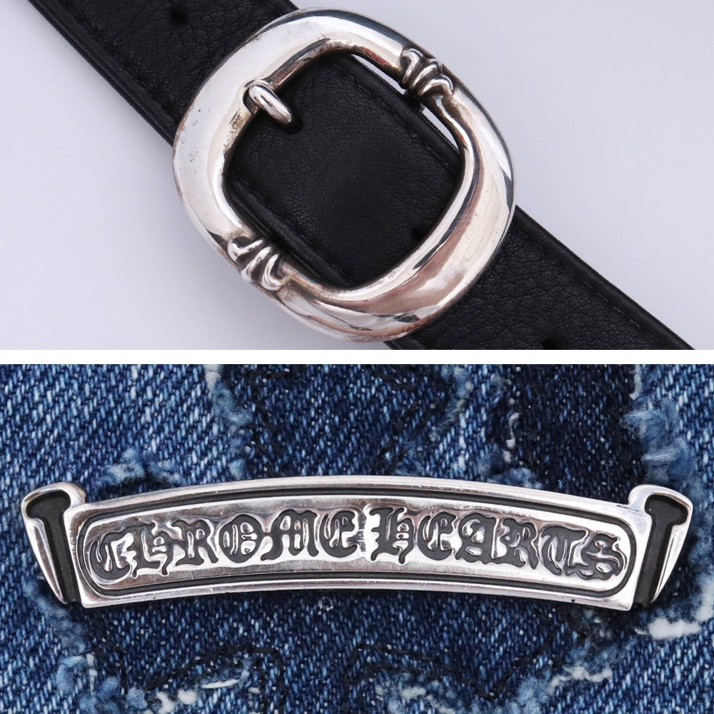 CHROME HEARTS #1 Snatch Pack Denim Cross Bag Indigo Size #1