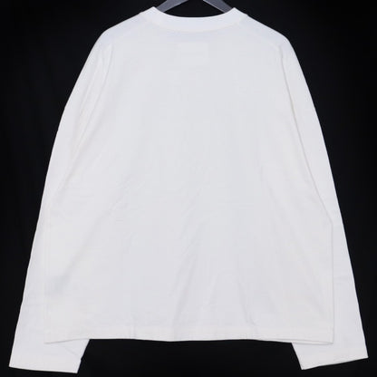 JIL SANDER Logo Long Sleeve T-Shirt White Size L