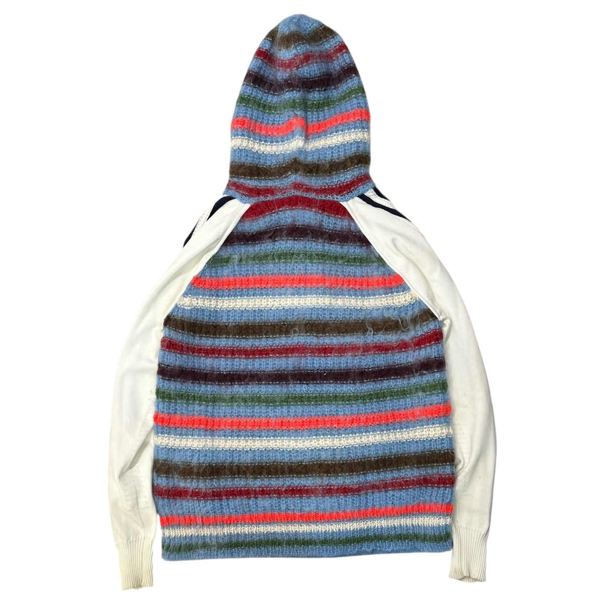 TAO 23AW Border Knit Paneled Hoodie Multi Size S