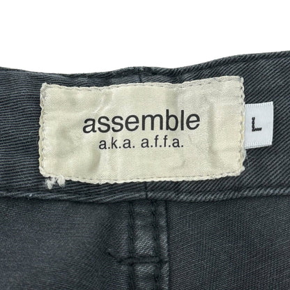 AFFA Bondage Cotton Pants Black Cotton Size L