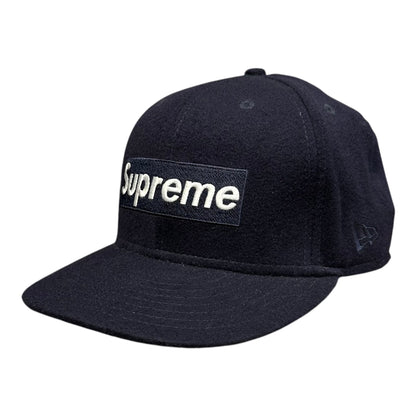 SUPREME 11AW Loro Piana Box Logo Wool Cap Size 7 3/8