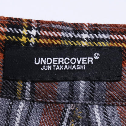 UNDERCOVER Zip Design Check Pants Gray Size 2