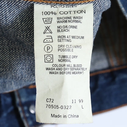 LASTNEST Remake Denim Jacket Indigo Size L