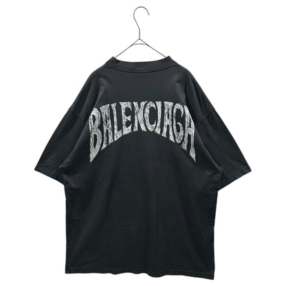 AW Hand Drawn T-Shirt x BALENCIAGA 23AW Hand Drawn Vintage Cotton T-Shirt Size M