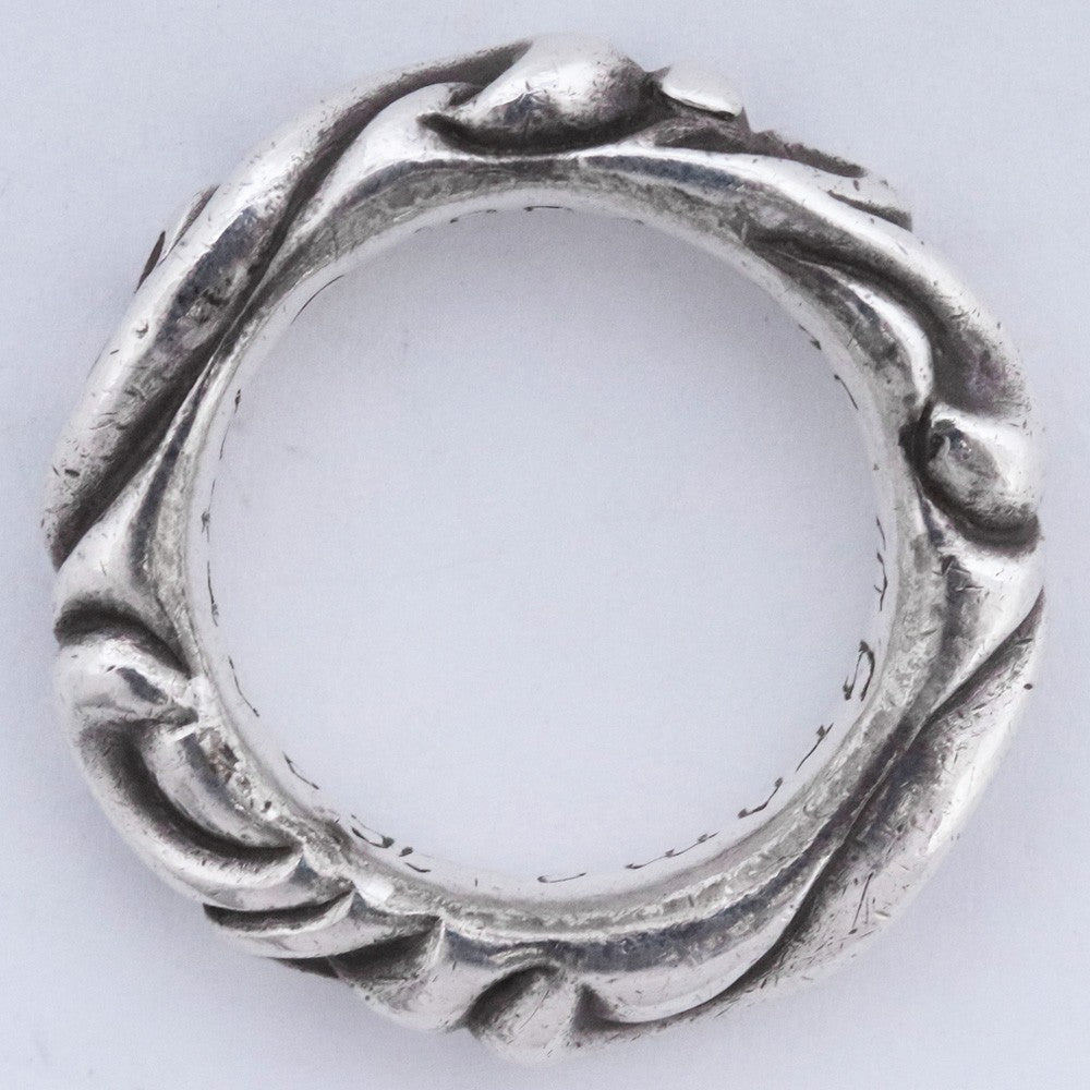 CHROME HEARTS Scroll Band Ring Silver Size ONE SIZE