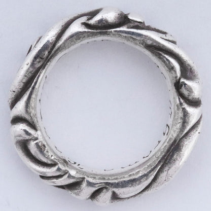 CHROME HEARTS Scroll Band Ring Silver Size ONE SIZE