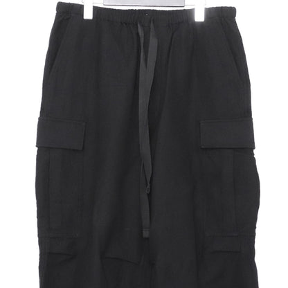SUS-SOUS Black Wool Cargo Pants Size 7