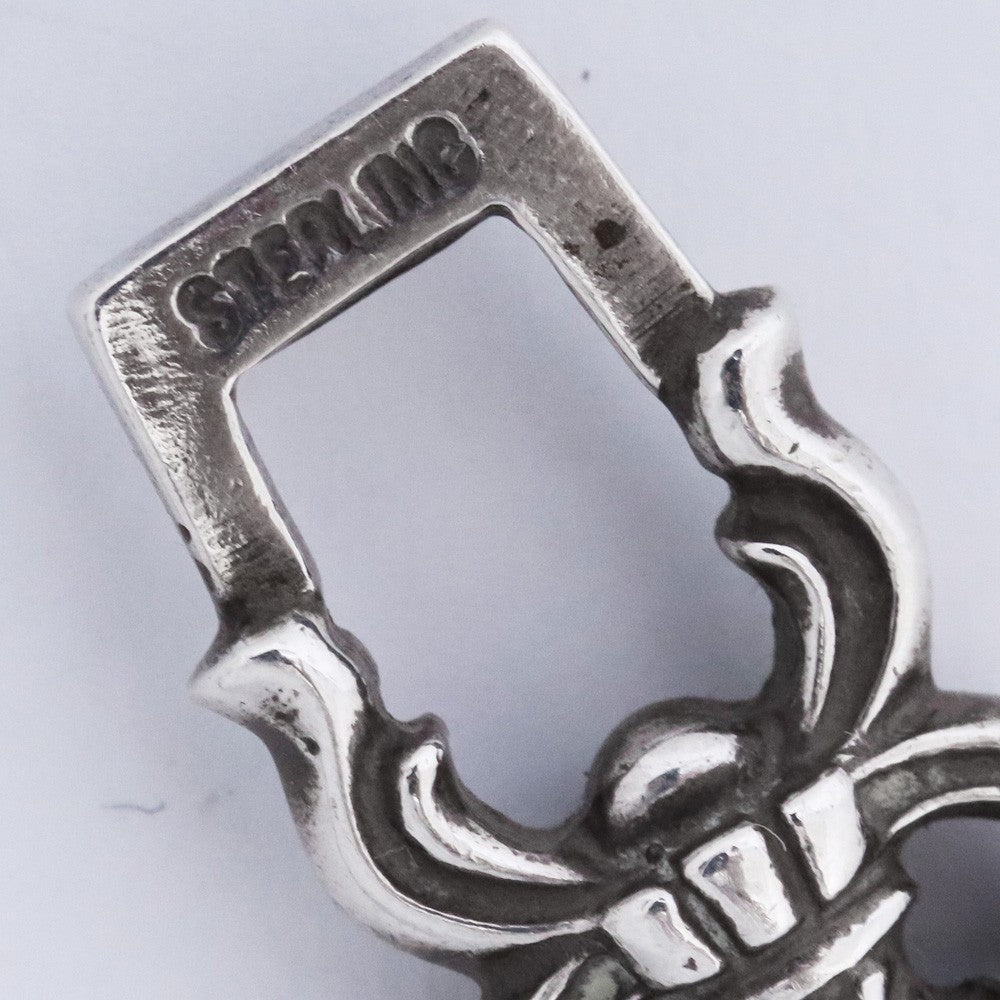 CHROME HEARTS Dagger Pendant Necklace Silver Size #10