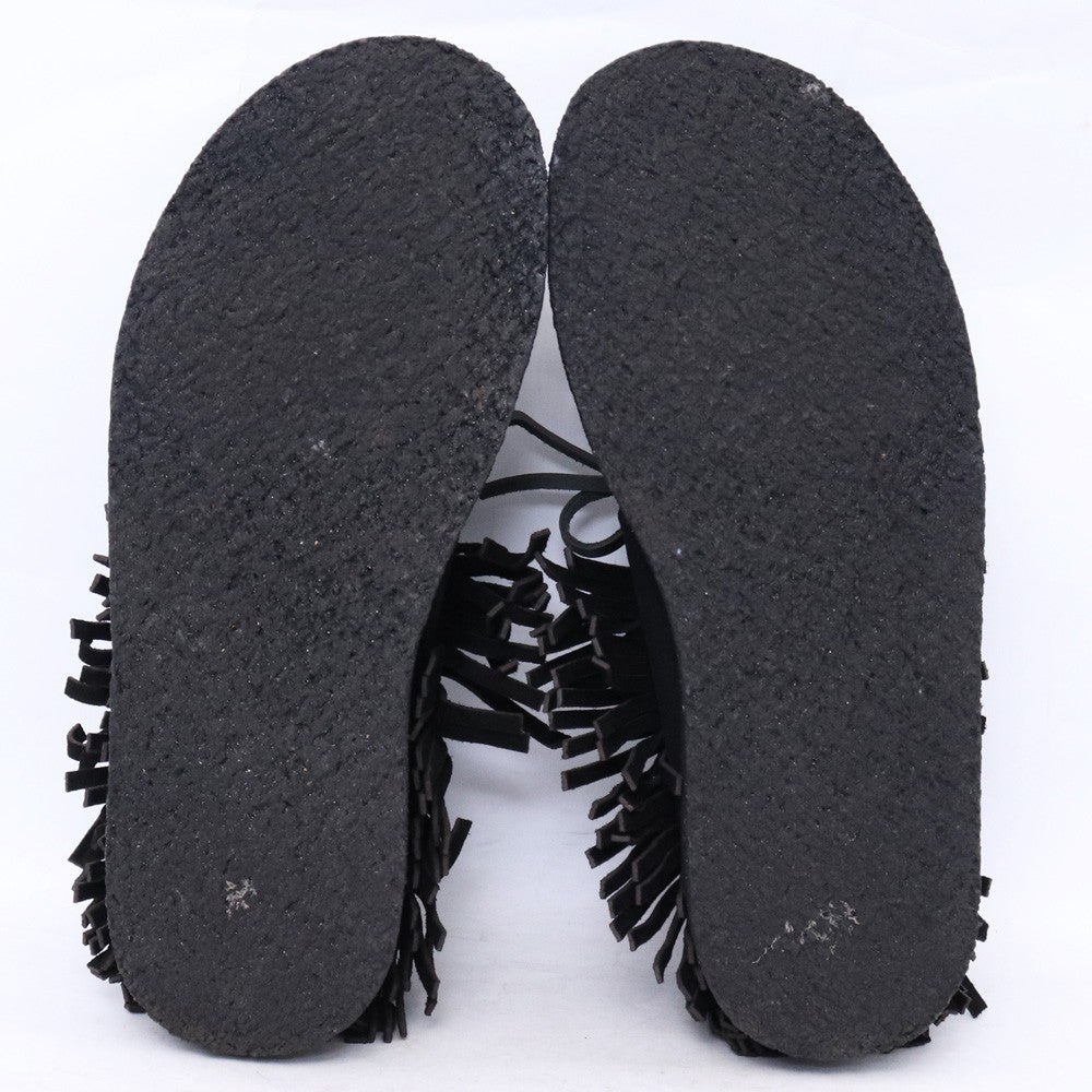 CLARKS × RECOGNIZE Fringe Desert Slip-Ons Black Size UK9