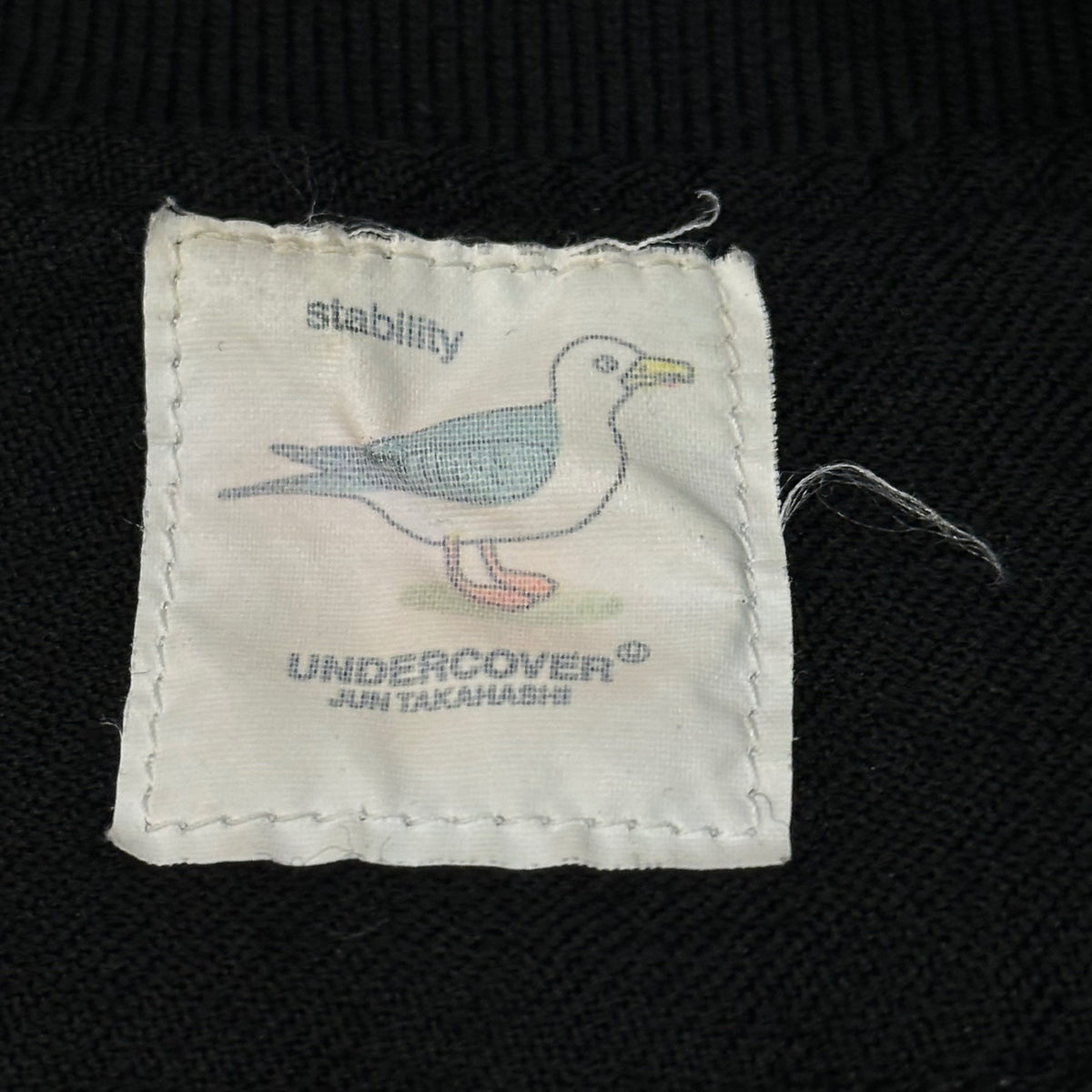 UNDERCOVER 17SS MA-1 Twill Bomber Jacket Black Size 1