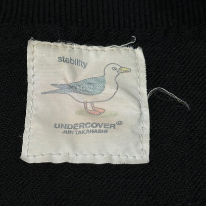 UNDERCOVER 17SS MA-1 Twill Bomber Jacket Black Size 1