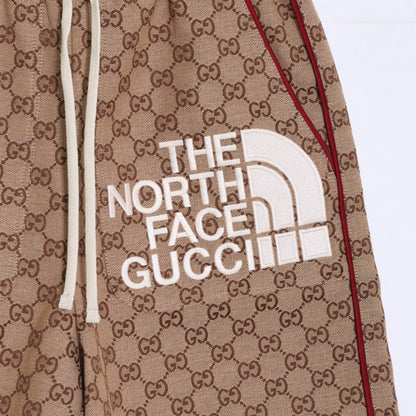 GUCCI x THE NORTH FACE GG Pattern Shorts Beige Size XS