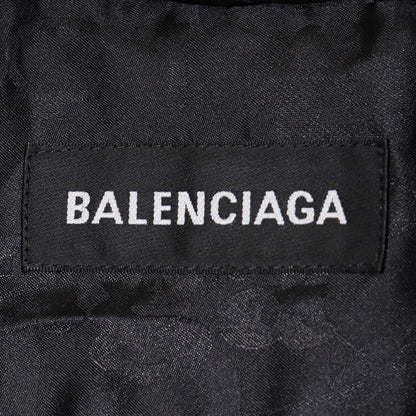 Balenciaga All-Over Logo Down Jacket Black Size 46