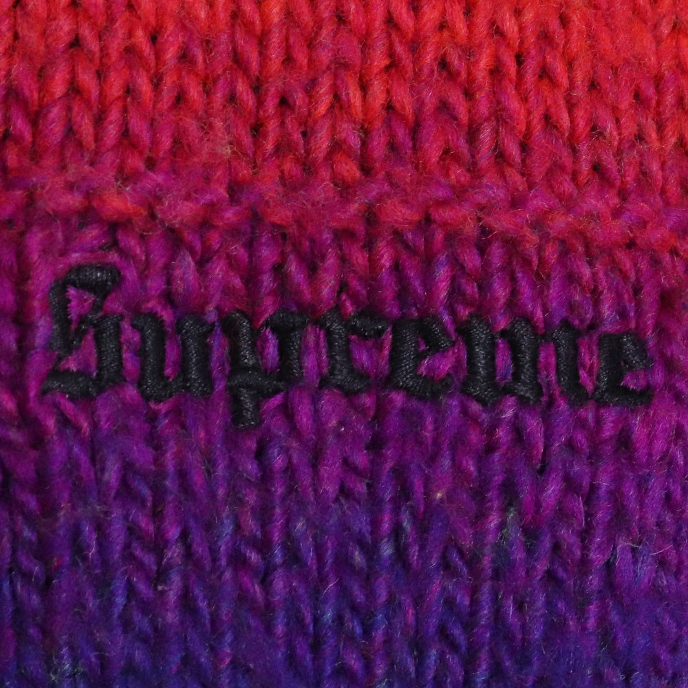 SUPREME 22AW Gradient Stripe Sweater Multi Size XL