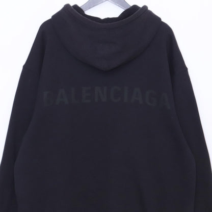 BALENCIAGA Back Logo Hoodie Black Size S