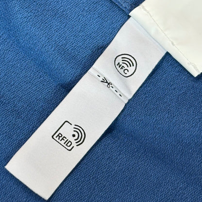 STONE ISLAND 24AW Stellina Zip Hoodie Logo Blue Size XL