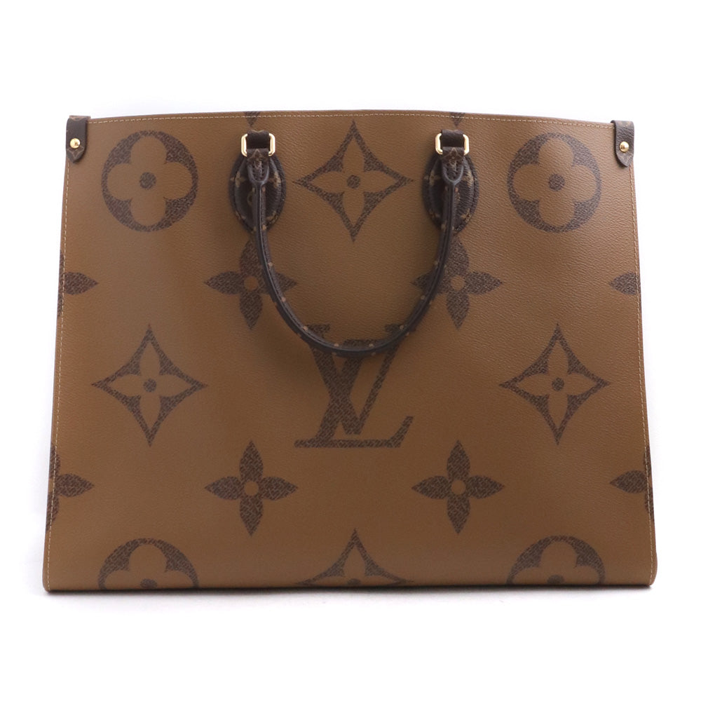 LOUIS VUITTON OnTheGo GM Monogram Tote Bag Brown Size F