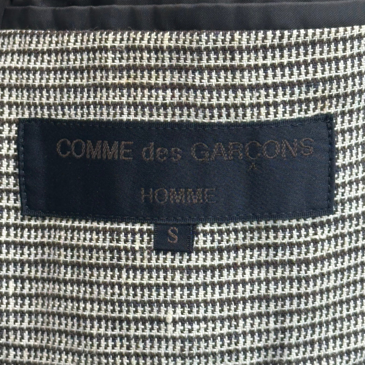 COMME des GARCONS HOMME 80s Linen 2B Jacket Multi Size S