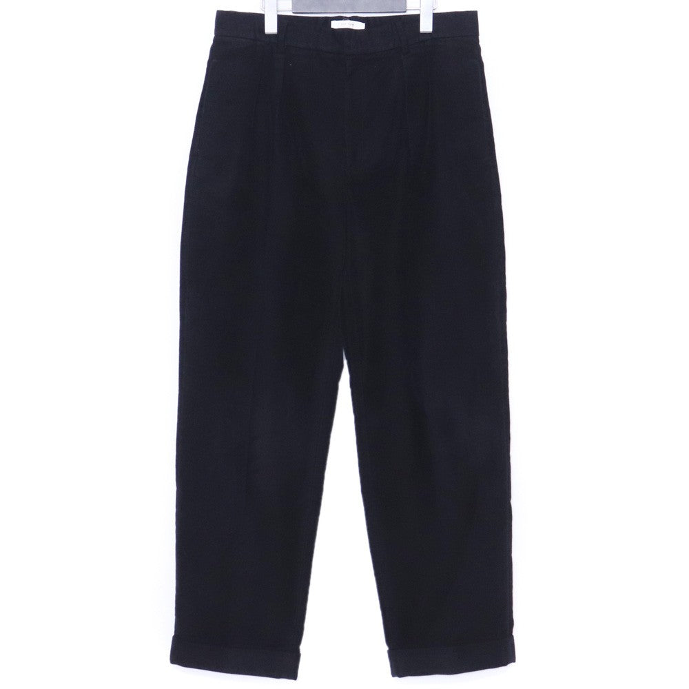 THE ROW Rolf Cotton Trousers Black Size 32