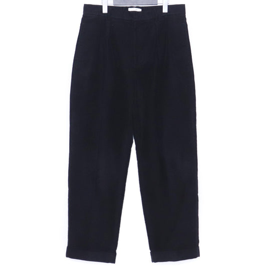 THE ROW Rolf Cotton Trousers Black Size 32