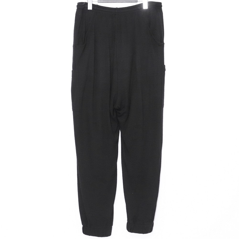 THE VIRIDI-ANNE 23AW Wool Jersey Trousers Black Size 3