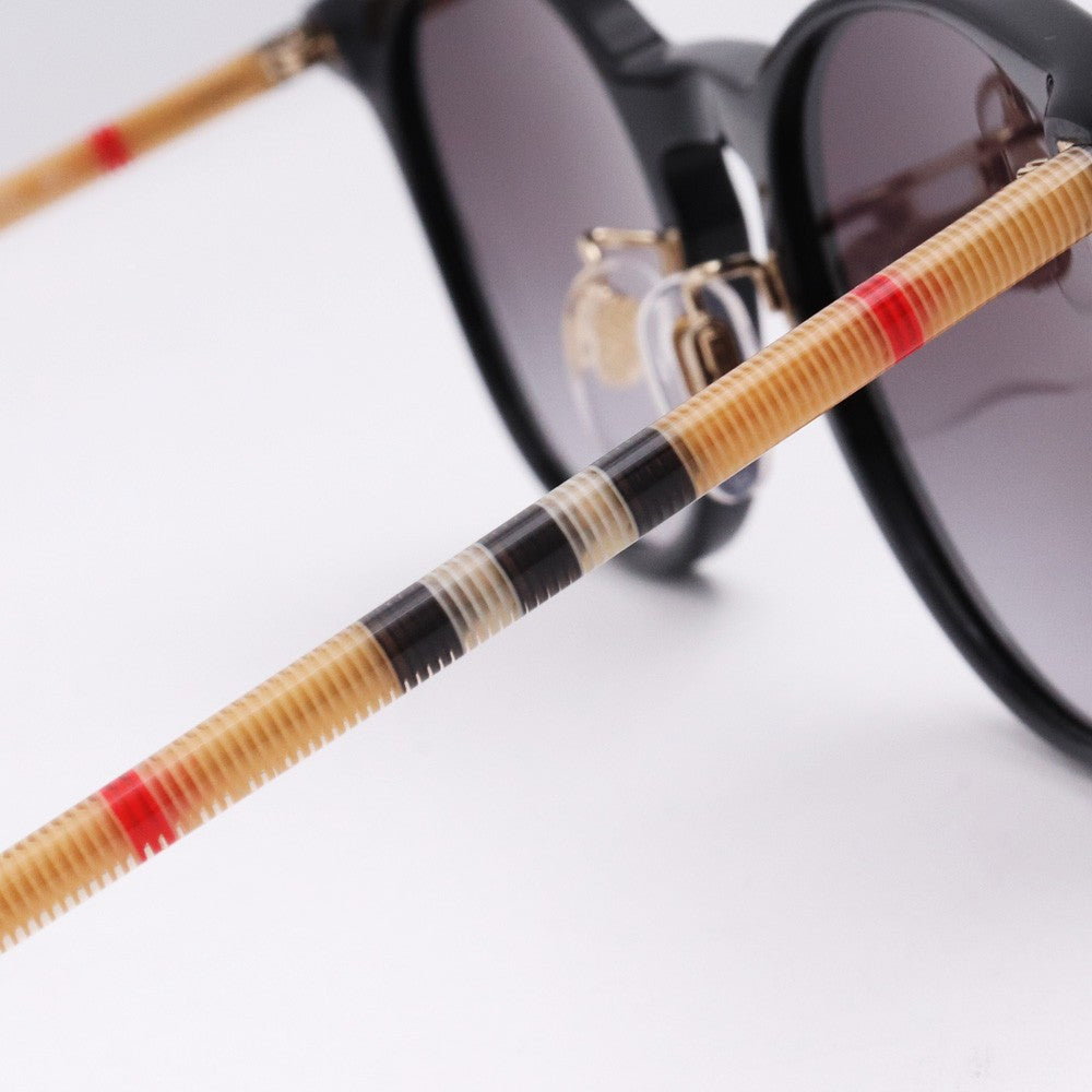 Burberry Black Brown Check Sunglasses Size F