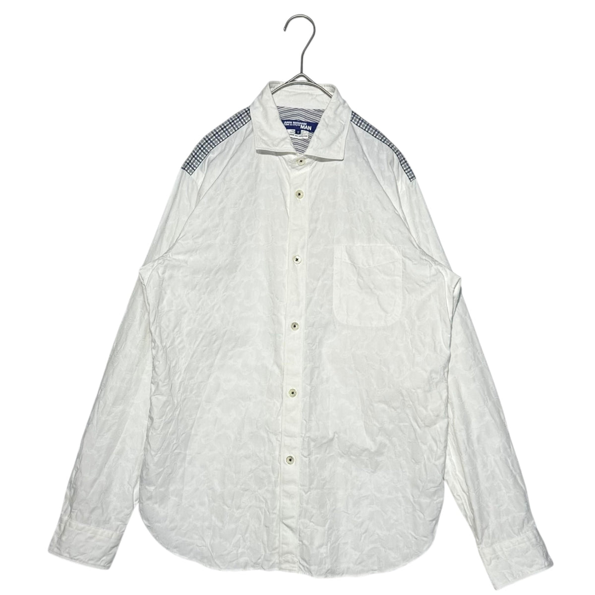 CDG Junya Watanabe Man 19AW Paisley Check Panel Shirt Size S
