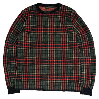 UNDERCOVERISM 02AW Witch's Cell Tartan Knit Size M