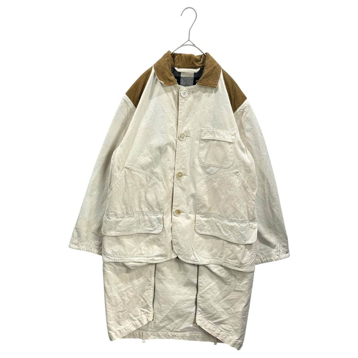 MAISON MARGIELA 22SS 4-Way Check Cotton Jacket Size 36