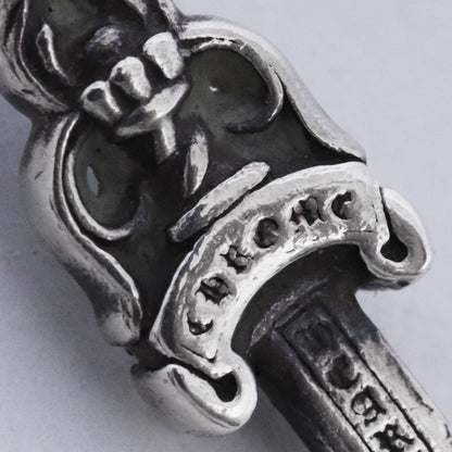 HEARTS STACK DAGGER V2 Dagger Charm Silver Size F