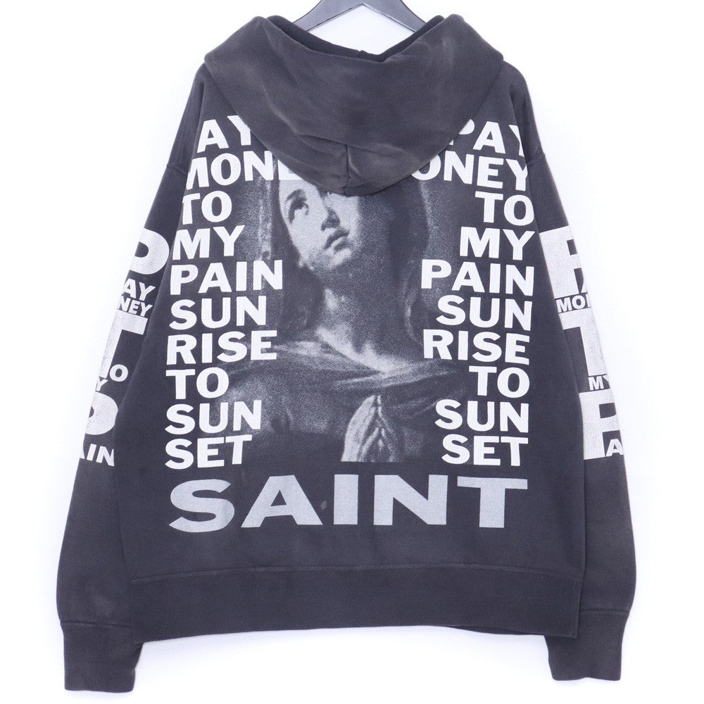 Saint Michael 24SS PTP BRND MONEY Hoodie Distressed Size XL