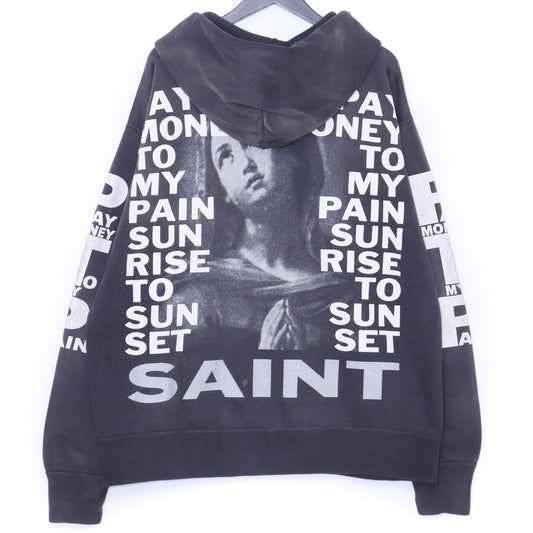 Saint Michael 24SS PTP BRND MONEY Hoodie Distressed Size XL