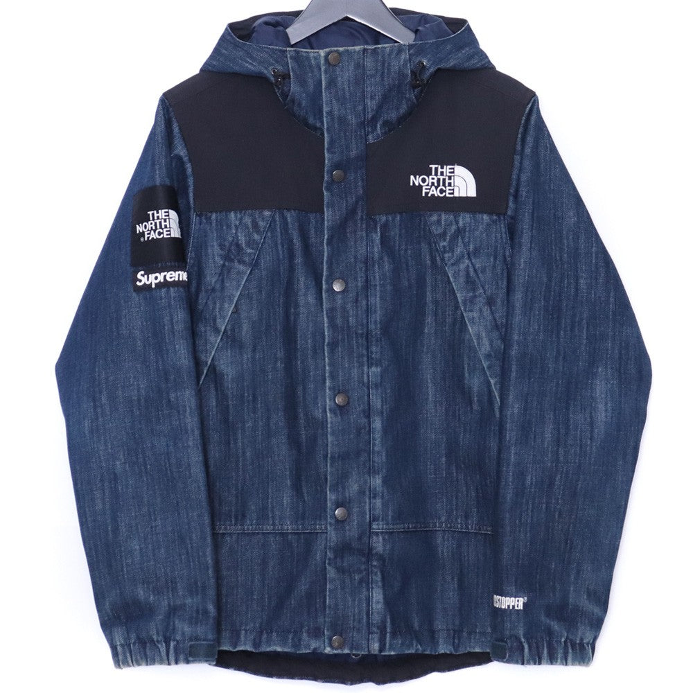 SUPREME x THE NORTH FACE 15SS Denim Dot Jacket Indigo Size S