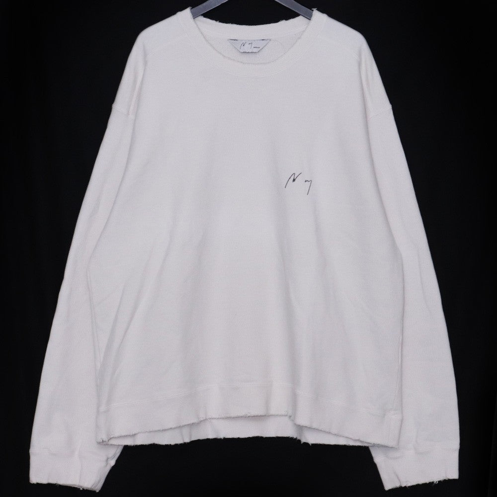 ANCELLM Aging Over Sweatshirt Ivory Size 2