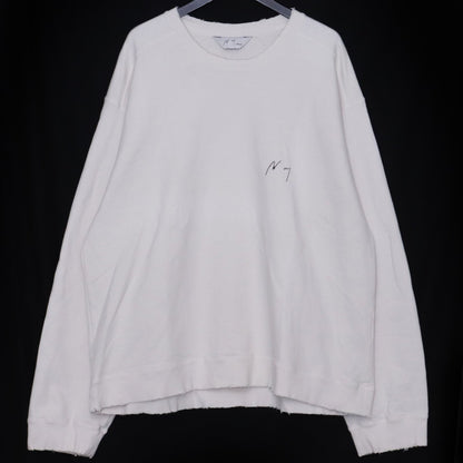 ANCELLM Aging Over Sweatshirt Ivory Size 2
