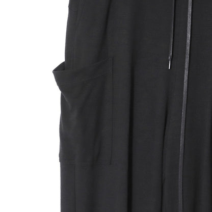 THE VIRIDI-ANNE 23AW Wool Jersey Trousers Black Size 3