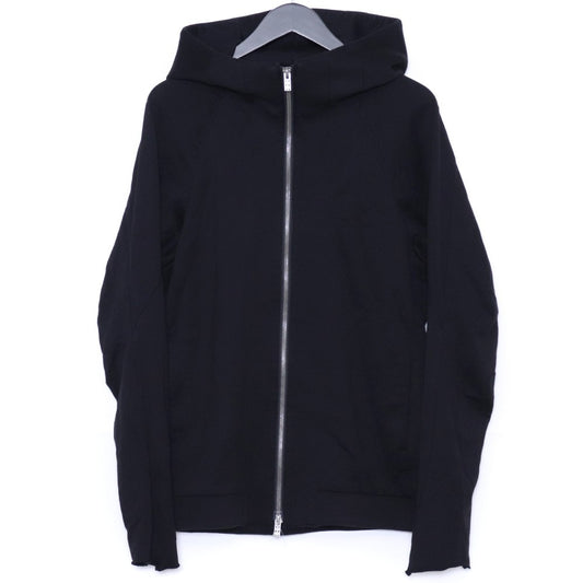 DEVOA 25AW Hooded Soft Jersey Jacket Black Size 2