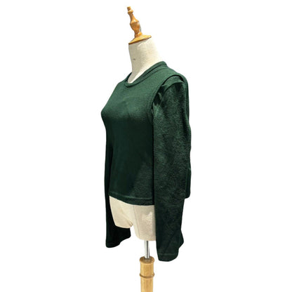 COMME des GARCONS 96AW Layered Cut-And-Sew Green Size FREE