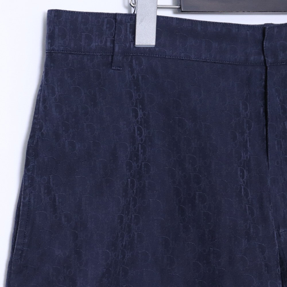 DIOR Oblique All-Over Silk-Blend Shorts Size 50