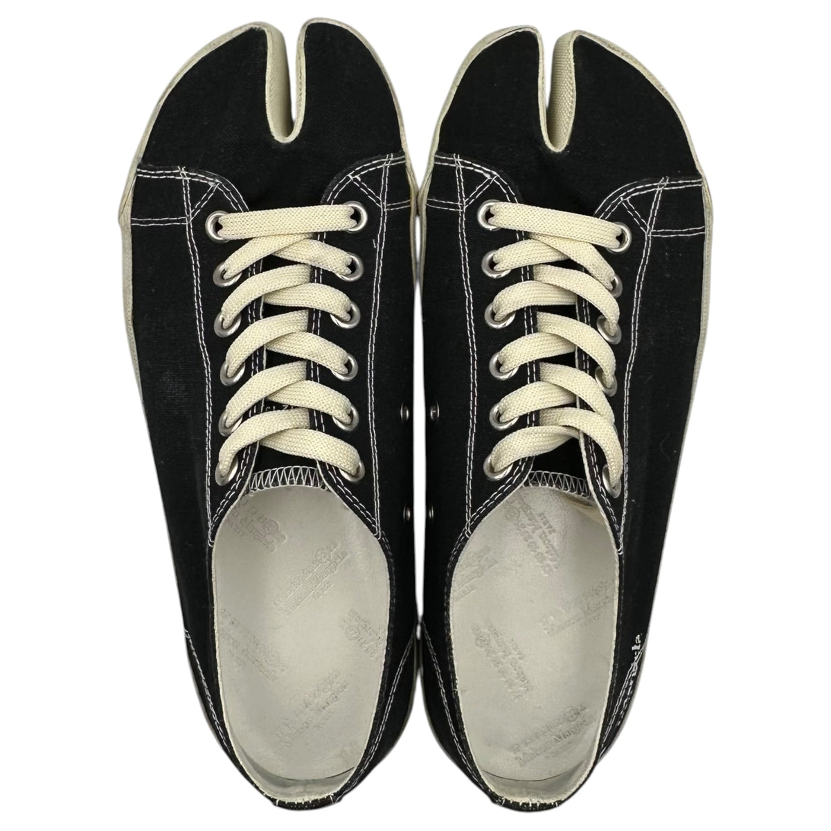 MAISON MARGIELA Tabi Canvas Sneakers Black Size EU 40